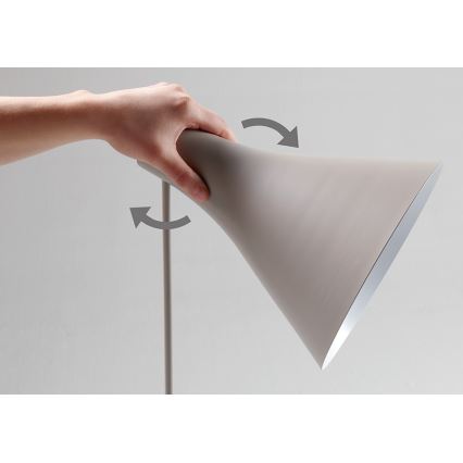 Philips 42261/30/16 - Lampa stojąca DRIN czarna 1xE27/23W/230V