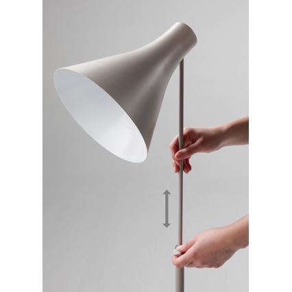 Philips 42261/30/16 - Lampa stojąca DRIN czarna 1xE27/23W/230V
