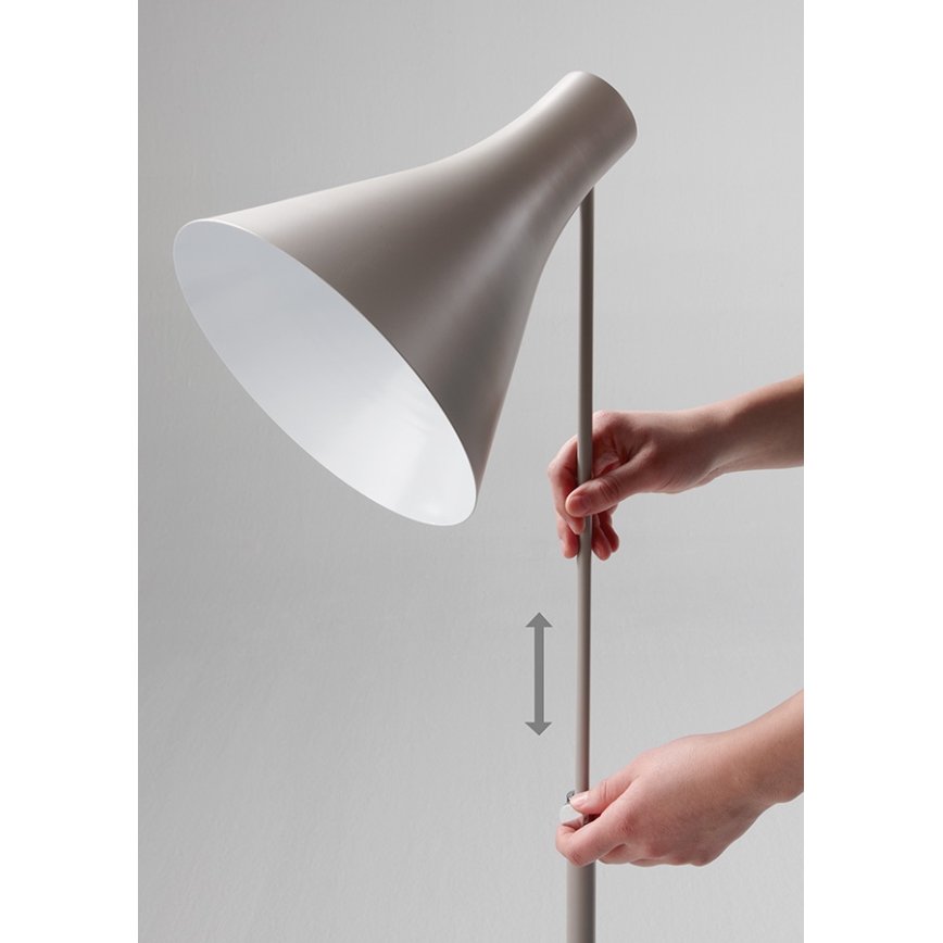 Philips 42261/30/16 - Lampa stojąca DRIN czarna 1xE27/23W/230V