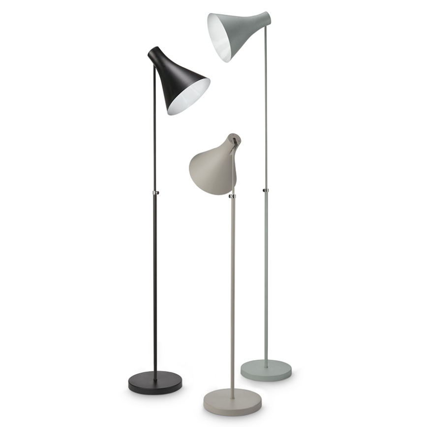 Philips 42261/30/16 - Lampa stojąca DRIN czarna 1xE27/23W/230V