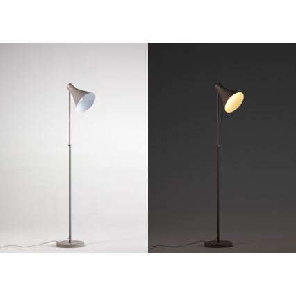 Philips 42261/30/16 - Lampa stojąca DRIN czarna 1xE27/23W/230V