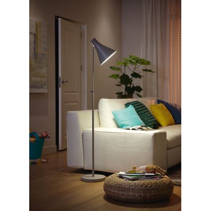 Philips 42261/30/16 - Lampa stojąca DRIN czarna 1xE27/23W/230V