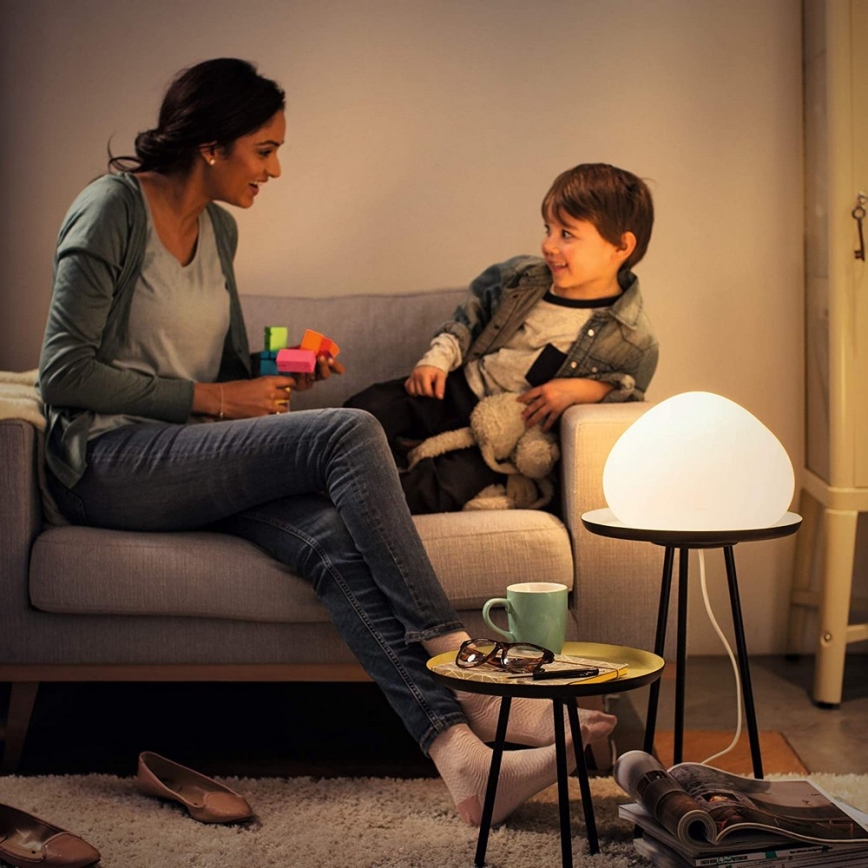 Philips - Lampa LED ściemnialna Hue WELLNER 1xE27/8,5W/230V + pilot zdalnego sterowania