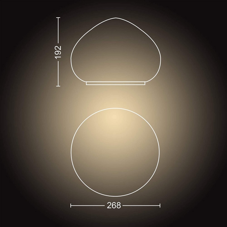 Philips - LED Lampa ściemnialna Hue WELLNER 1xE27/8,5W/230V + ZS