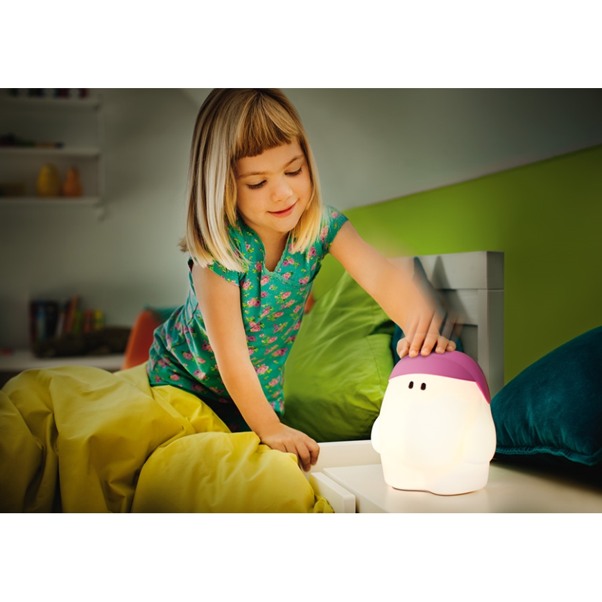 Philips 44501/19/16 - LED Lampa dziecięca MYKIDSROOM BUDDY HOME2xLED/1W różowa
