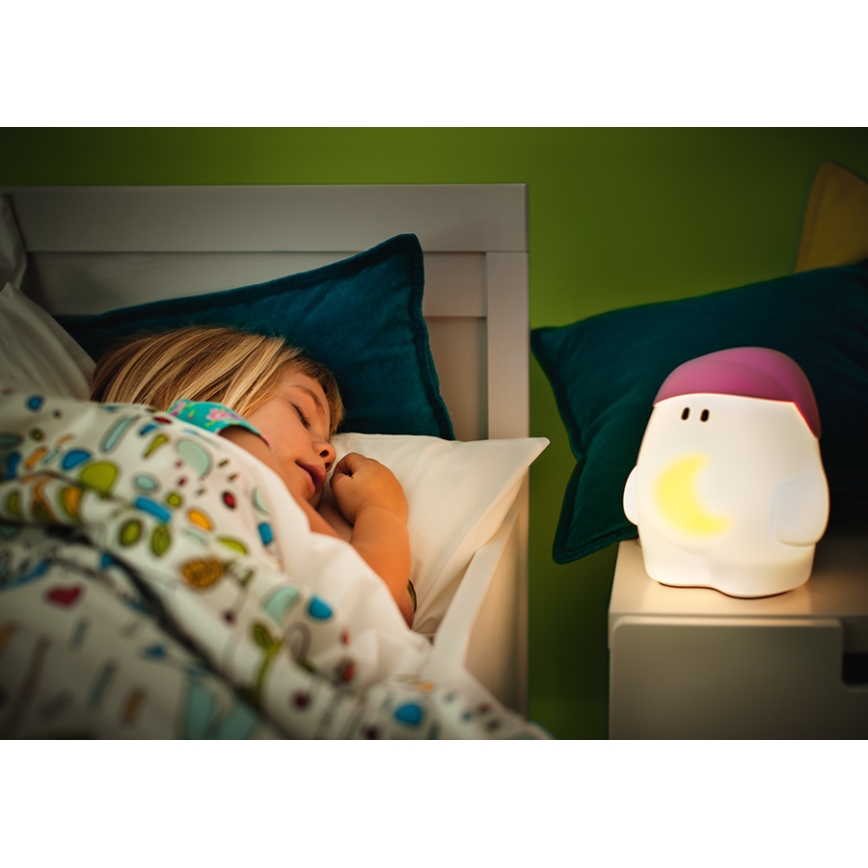 Philips 44501/19/16 - LED Lampa dziecięca MYKIDSROOM BUDDY HOME2xLED/1W różowa