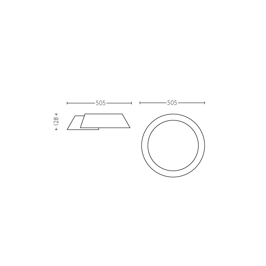 Philips 49020/31/P1 - LED oprawa INSTYLE NONAGON 1xLED/10W/230V