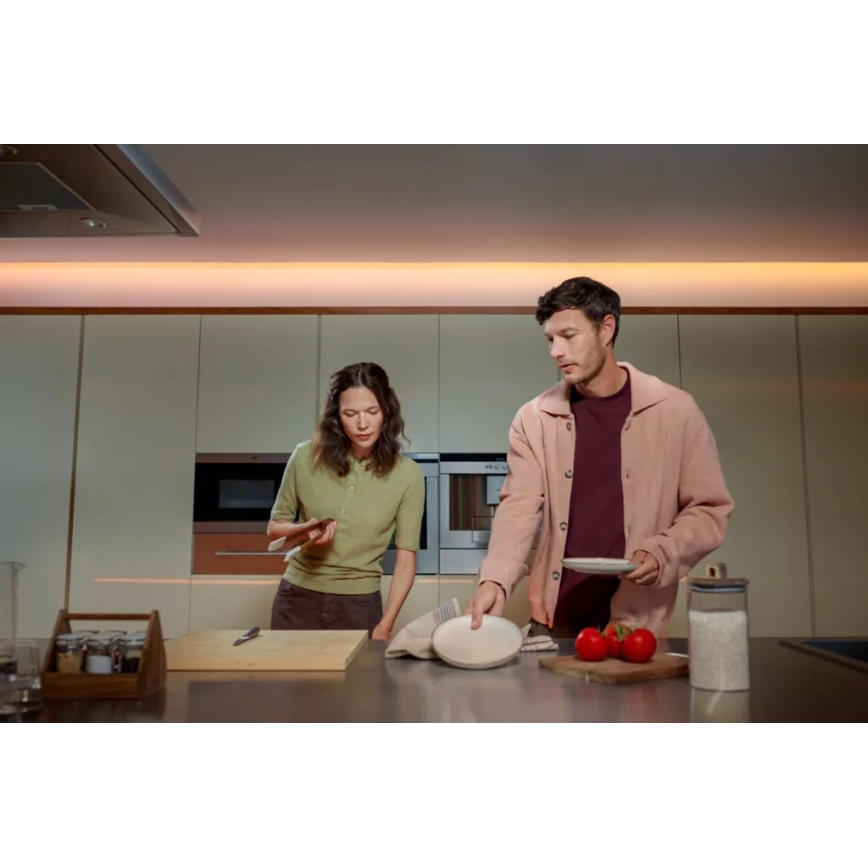 Philips - 5 m ściemnialny pasek LED RGBW Hue FLUX, 48 W/230 V, 2200–6500 K