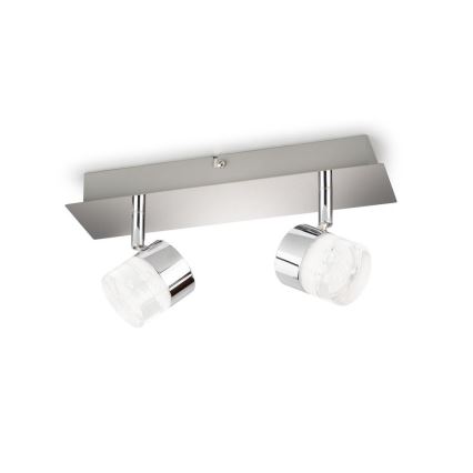 Philips 50147/11/P1 - LED Oświetlenie punktowe FLOAT 2xLED/4,5W/230V