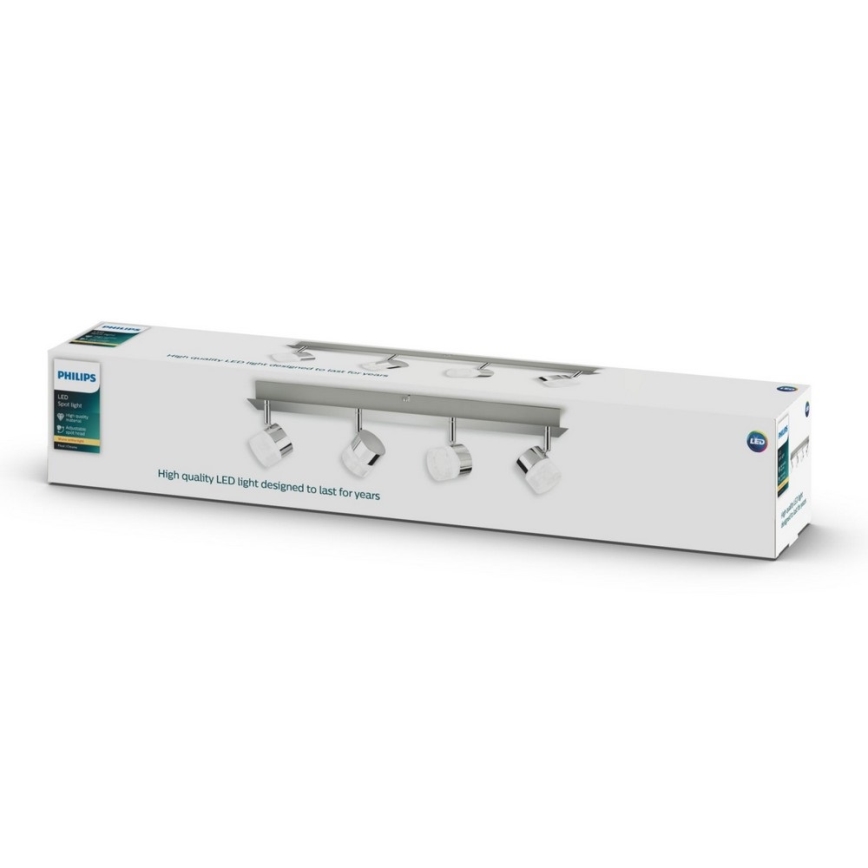 Philips 50149/11/P1 - LED Oświetlenie punktowe FLOAT 4xLED/4,5W/230V