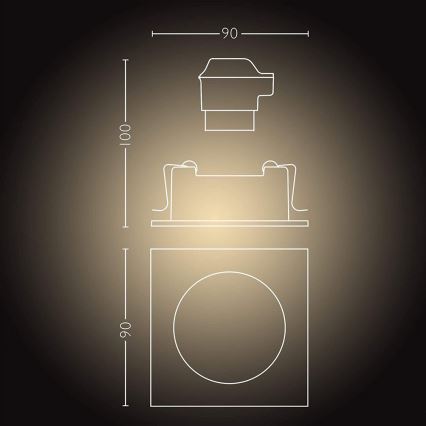 Philips  - LED Oświetlenie ściemnialne Hue MILLISKIN 1xGU10/5W/230V