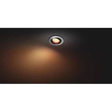 Philips 50451/48/P7 - LED RGB Oprawa wpuszczana HUE CENTURA 1xGU10/5,7W/230V