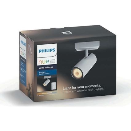 Philips - LED Ściemnialne oświetlenie punktowe Hue BURATTO 1xGU10/5,5W