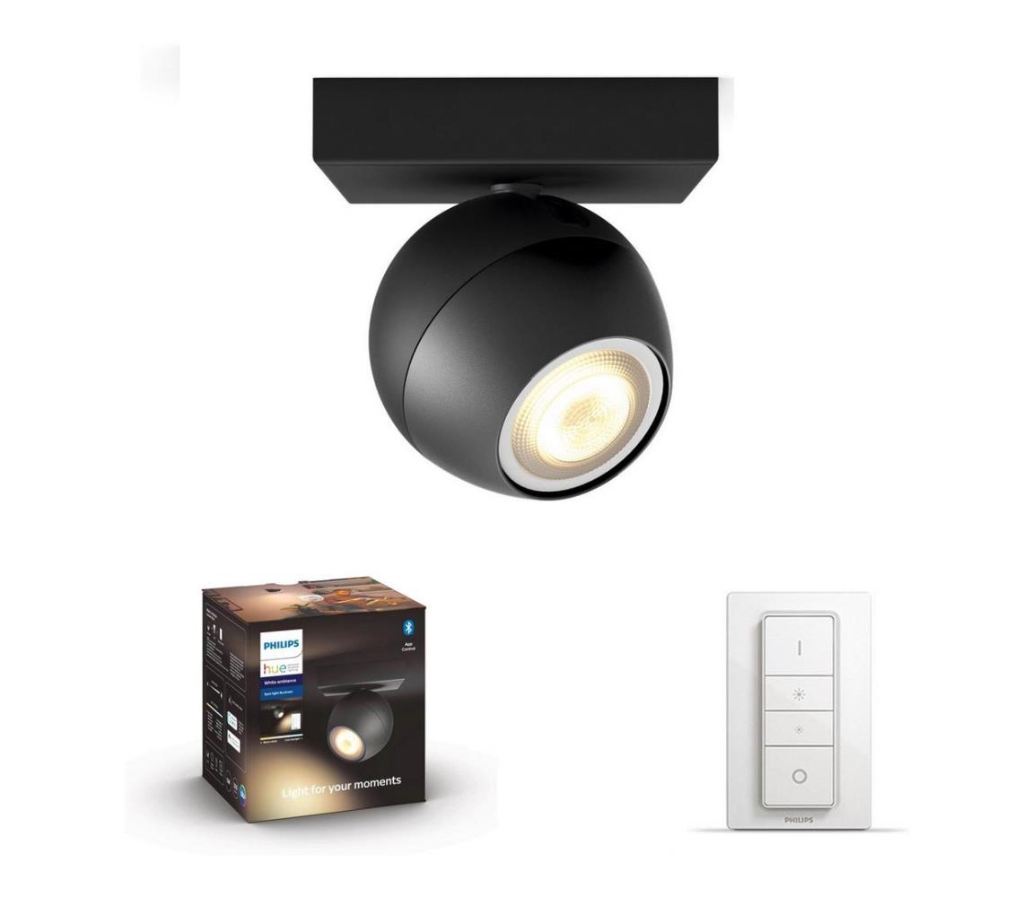 Philips 50471/30/P6 - LED Ściemnialne oświetlenie punktowe Hue BUCKRAM 1xGU10/5W/230V