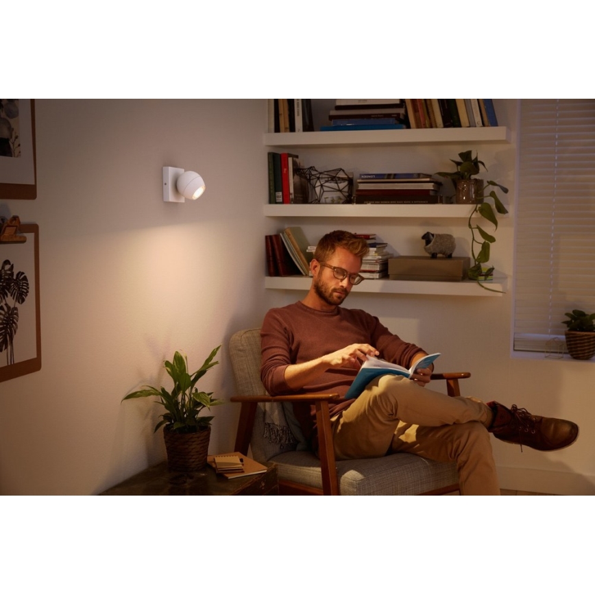 Philips - LED Ściemnialne oświetlenie punktowe Hue BUCKRAM 1xGU10/5W/230V