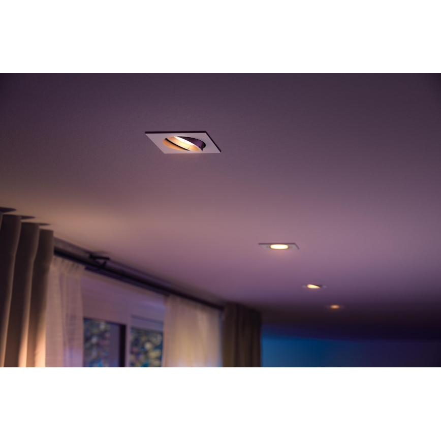 Philips 50551/31/P7 - LED RGB Oprawa wpuszczana HUE CENTURA 1xGU10/5,7W/230/24