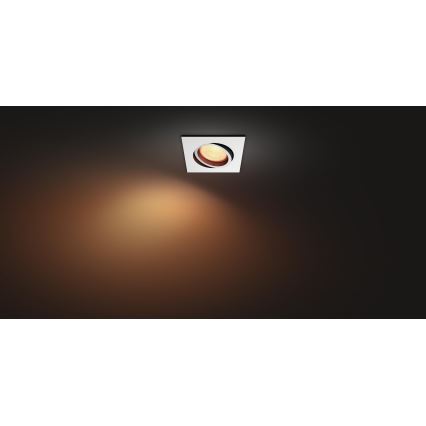 Philips 50551/31/P7 - LED RGB Oprawa wpuszczana HUE CENTURA 1xGU10/5,7W/230/24