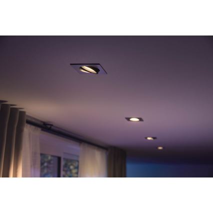 Philips 50551/48/P7 - LED RGB Oprawa wpuszczana HUE CENTURA 1xGU10/5,7W/230/24