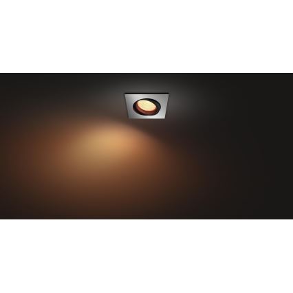 Philips 50551/48/P7 - LED RGB Oprawa wpuszczana HUE CENTURA 1xGU10/5,7W/230/24