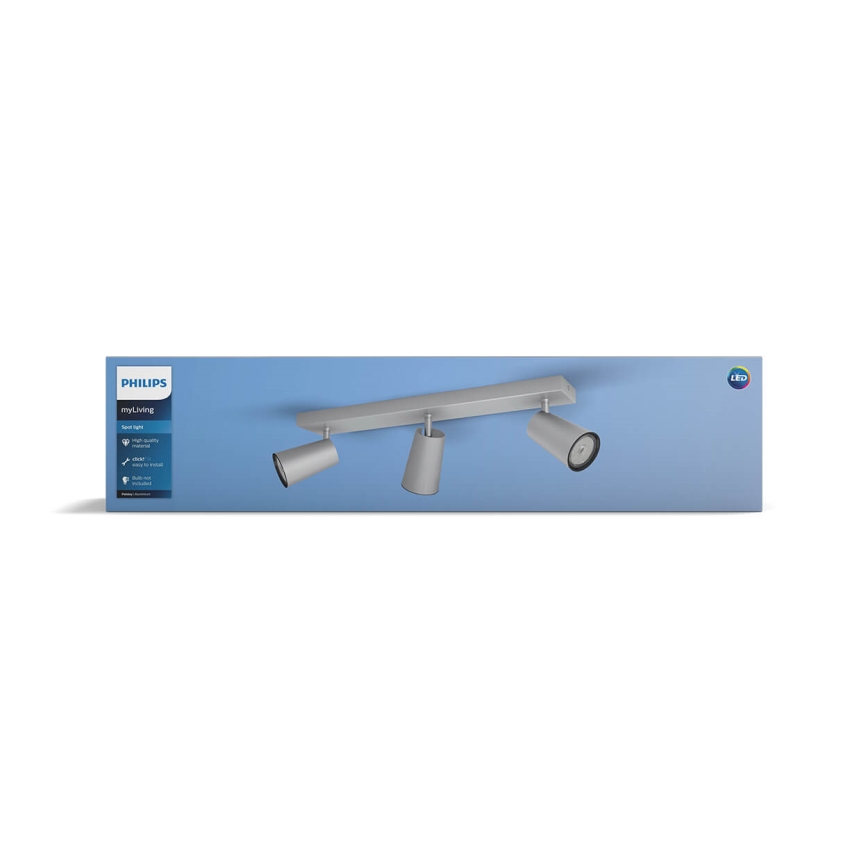 Philips - Oświetlenie punktowe 3xGU10/5,5W/230V