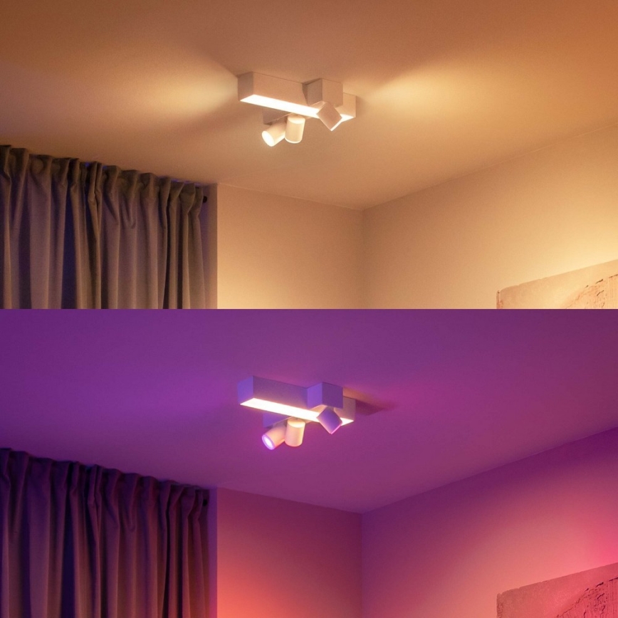 Philips - LED RGBW Regulowane punktowe oświetlenie LED/25W/230V + 3xGU10/5,7W