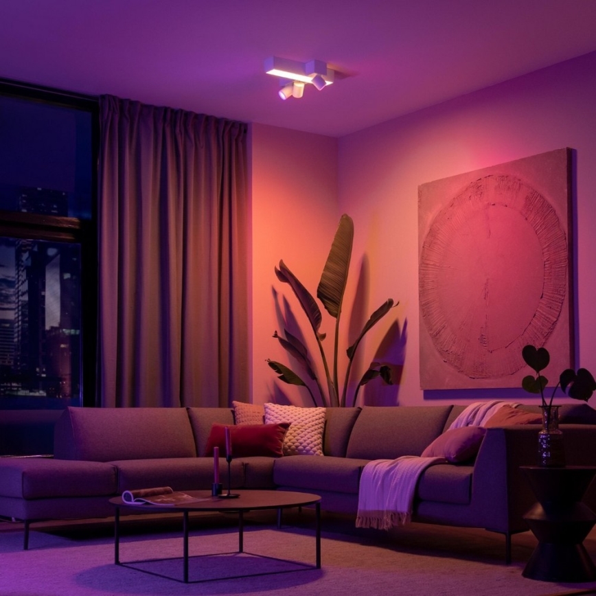 Philips - LED RGBW Regulowane punktowe oświetlenie LED/25W/230V + 3xGU10/5,7W