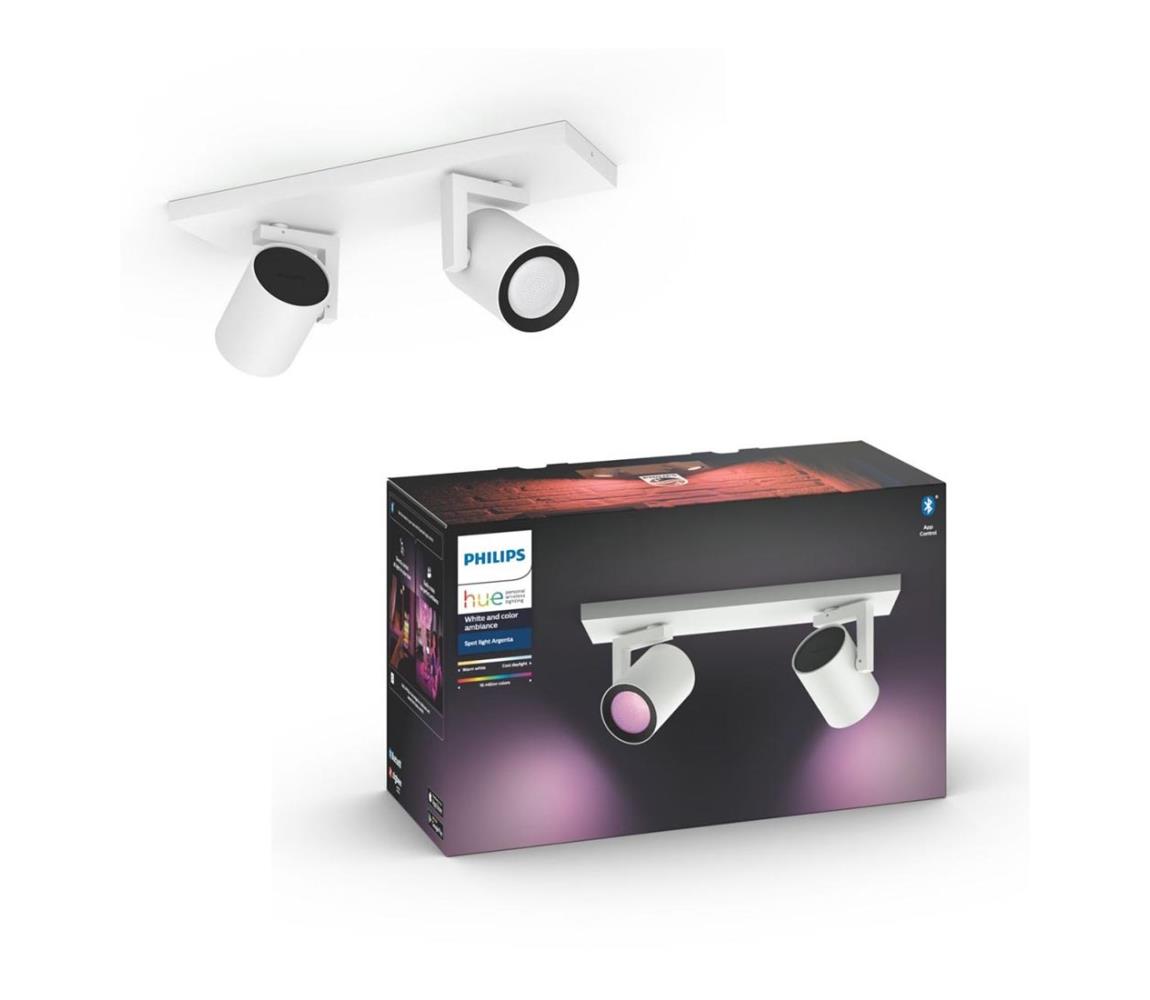 Philips 50622/31/P7 - LED RGBW Oświetlenie punktowe Hue ARGENA 2xGU10/5,7W/230V