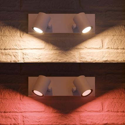 Philips 50622/31/P7 - LED Oświetlenie punktowe HUE ARGENA 2xGU10/5,7W/230V