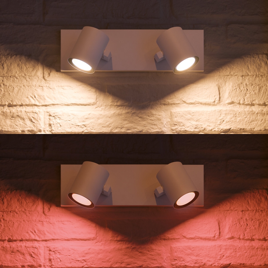 Philips 50622/31/P7 - LED Oświetlenie punktowe HUE ARGENA 2xGU10/5,7W/230V
