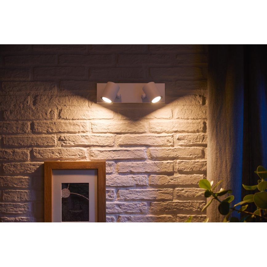 Philips 50622/31/P7 - LED Oświetlenie punktowe HUE ARGENA 2xGU10/5,7W/230V