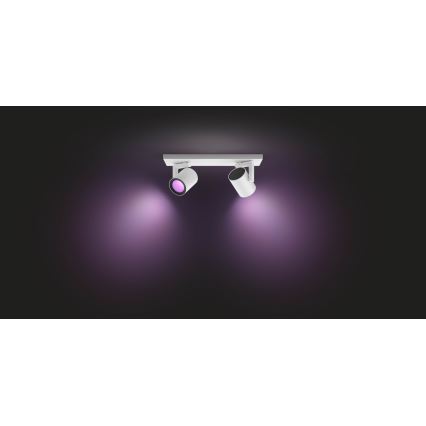 Philips 50622/31/P7 - LED Oświetlenie punktowe HUE ARGENA 2xGU10/5,7W/230V