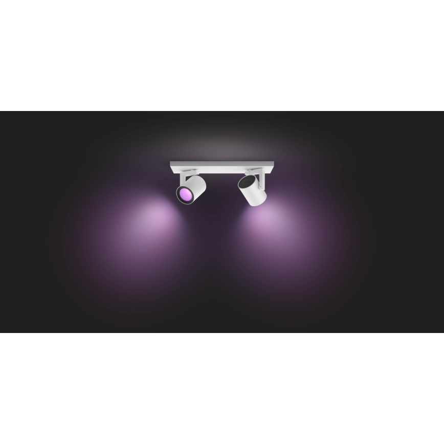 Philips 50622/31/P7 - LED Oświetlenie punktowe HUE ARGENA 2xGU10/5,7W/230V