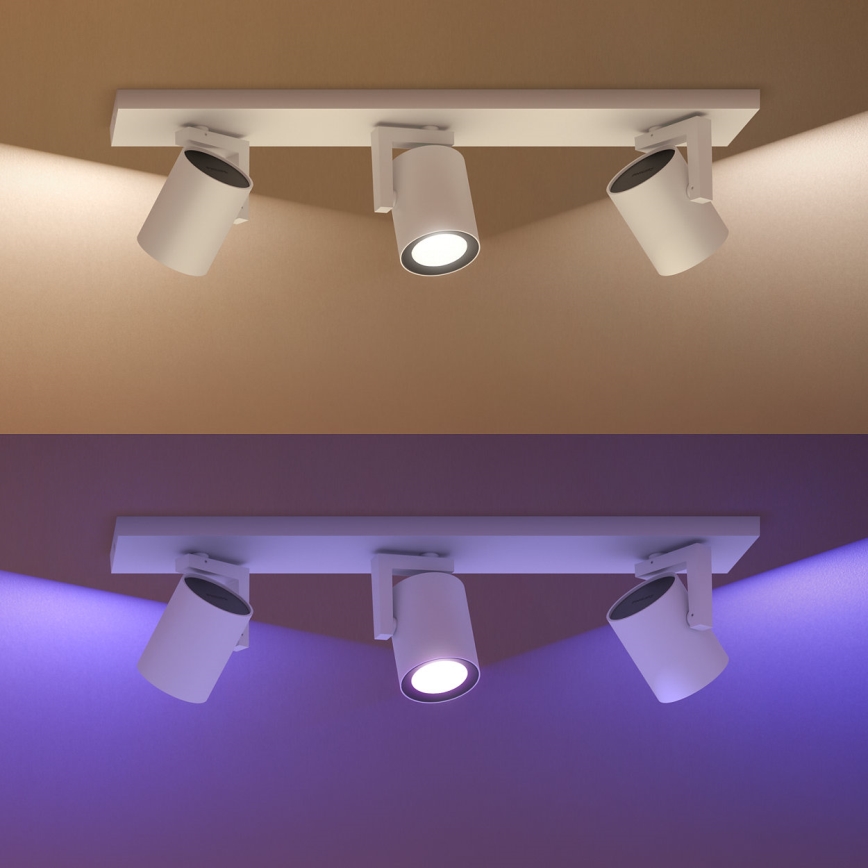 Philips 50623/31/P7 - LED Oświetlenie punktowe HUE ARGENA 3xGU10/5,7W/230V