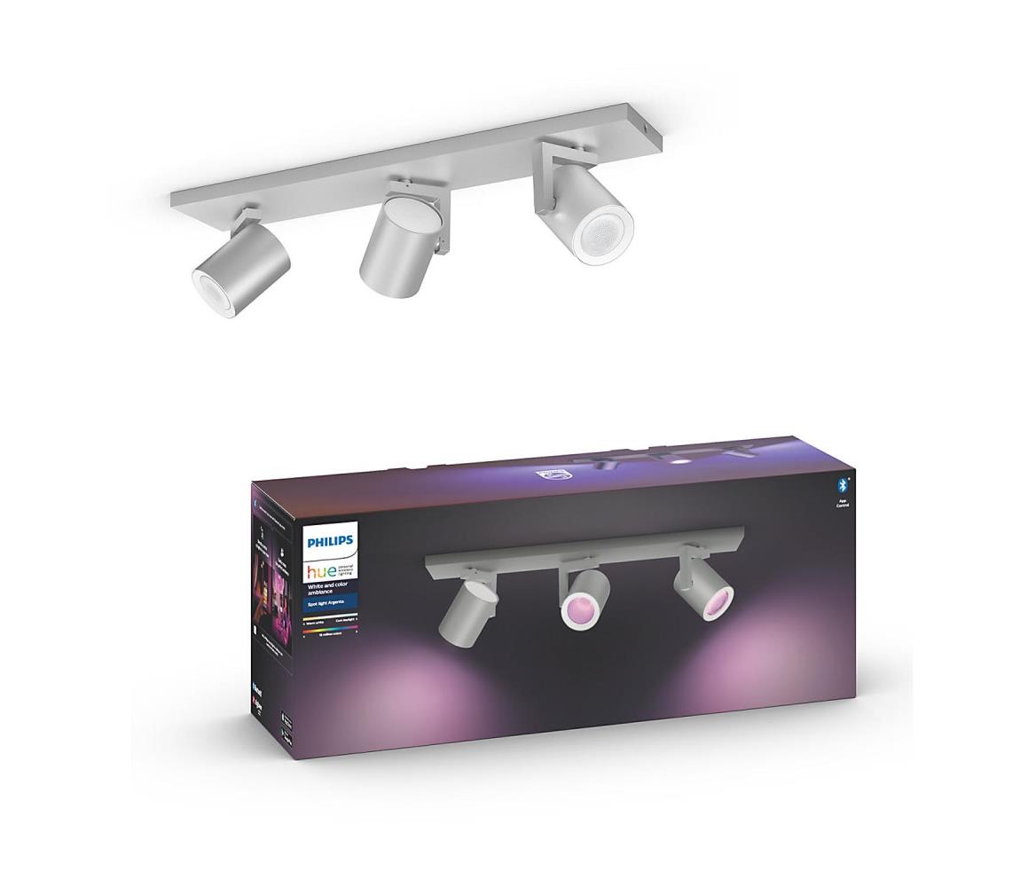 Philips 50623/48/P7 - LED RGBW Oświetlenie punktowe Hue ARGENA 3xGU10/5,7W/230V
