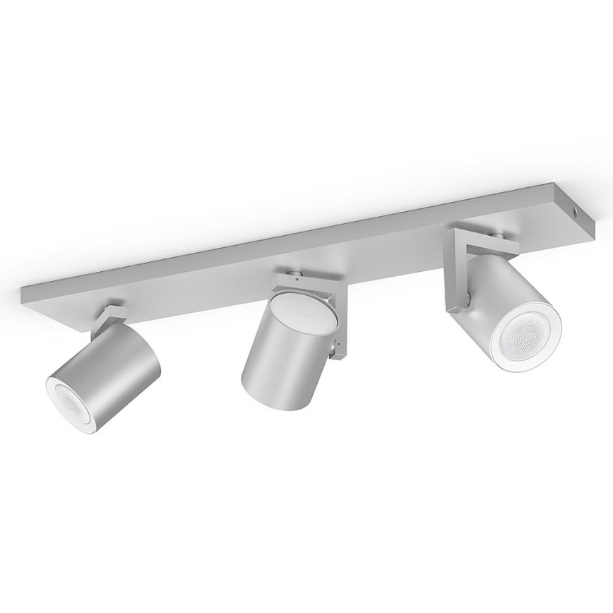 Philips 50623/48/P7 - LED Oświetlenie punktowe HUE ARGENA 3xGU10/5,7W/230V
