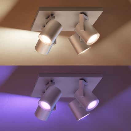 Philips 50624/48/P7 - LED Oświetlenie punktowe HUE ARGENA 4xGU10/5,7W/230V