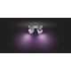 Philips - LED RGBW Ściemnialne oświetlenie punktowe Hue ARGENA 4xGU10/5,7W/230V