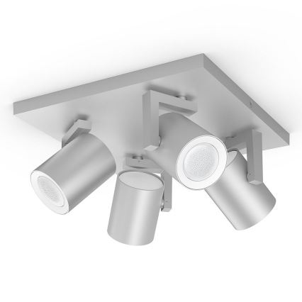 Philips 50624/48/P7 - LED Oświetlenie punktowe HUE ARGENA 4xGU10/5,7W/230V