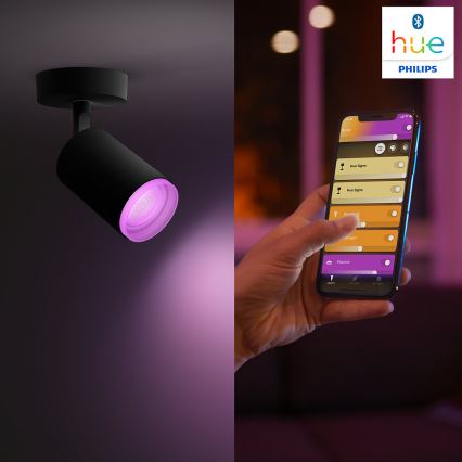 Philips 50631/30/P7 - LED RGB Oświetlenie punktowe HUE FUGATO 1xGU10/5,7W/230V