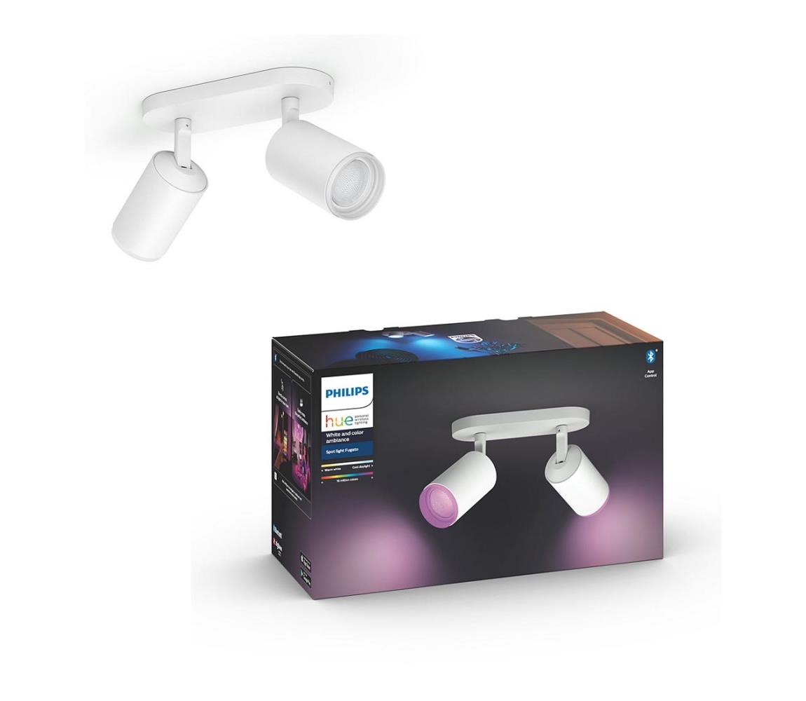 Philips 50632/31/P7 - LED RGBW Oświetlenie punktowe Hue FUGATO 2xGU10/5,7W/230V
