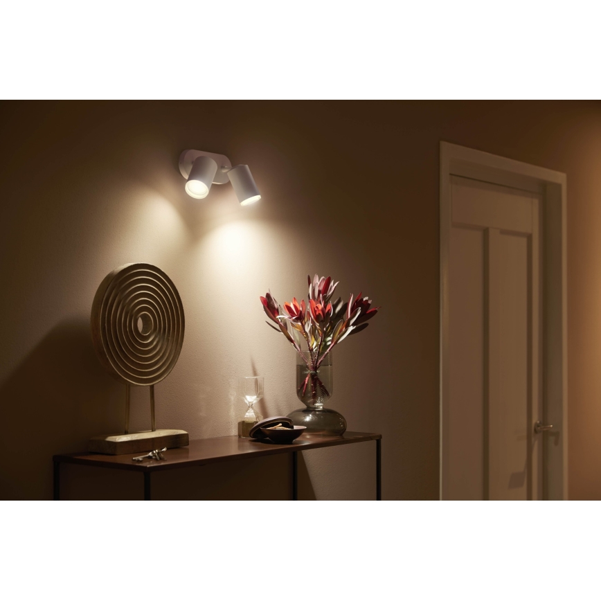 Philips 50632/31/P7 - LED Oświetlenie punktowe HUE FUGATO 2xGU10/5,7W/230V