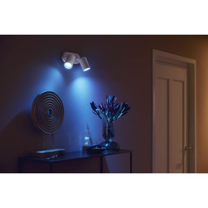 Philips - LED RGBW Ściemnialne oświetlenie punktowe Hue FUGATO 2xGU10/5,7W/230V