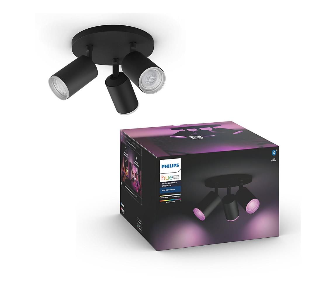 Philips 50633/30/P7 - LED RGBW Oświetlenie punktowe Hue FUGATO 3xGU10/5,7W/230V