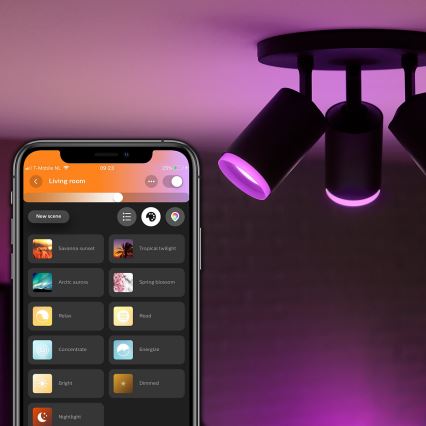 Philips 50633/30/P7 - LED Oświetlenie punktowe HUE FUGATO 3xGU10/5,7W/230V