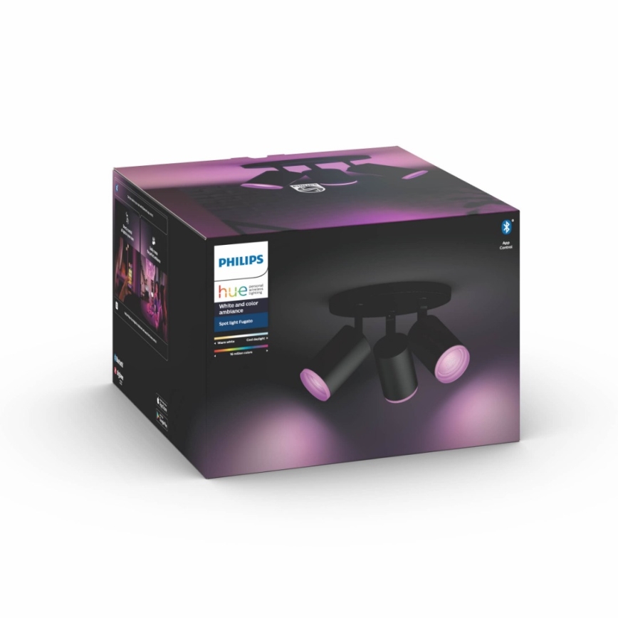 Philips 50633/30/P7 - LED Oświetlenie punktowe HUE FUGATO 3xGU10/5,7W/230V