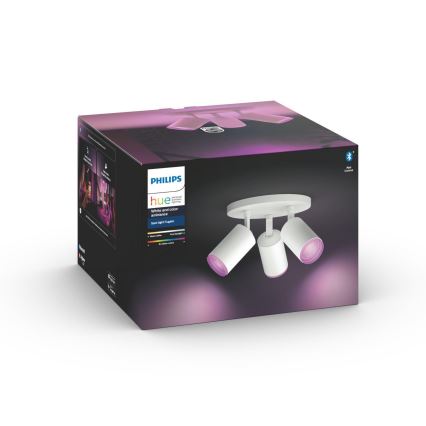 Philips 50633/31/P7 - LED Oświetlenie punktowe HUE FUGATO 3xGU10/5,7W/230V