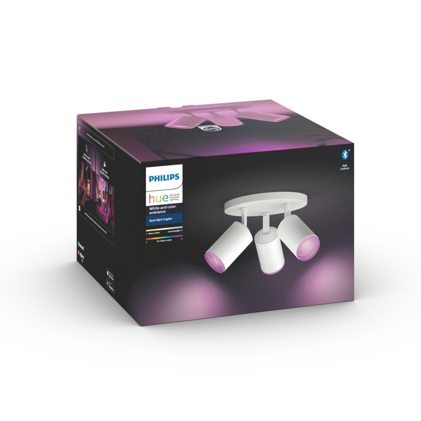 Philips 50633/31/P7 - LED Oświetlenie punktowe HUE FUGATO 3xGU10/5,7W/230V