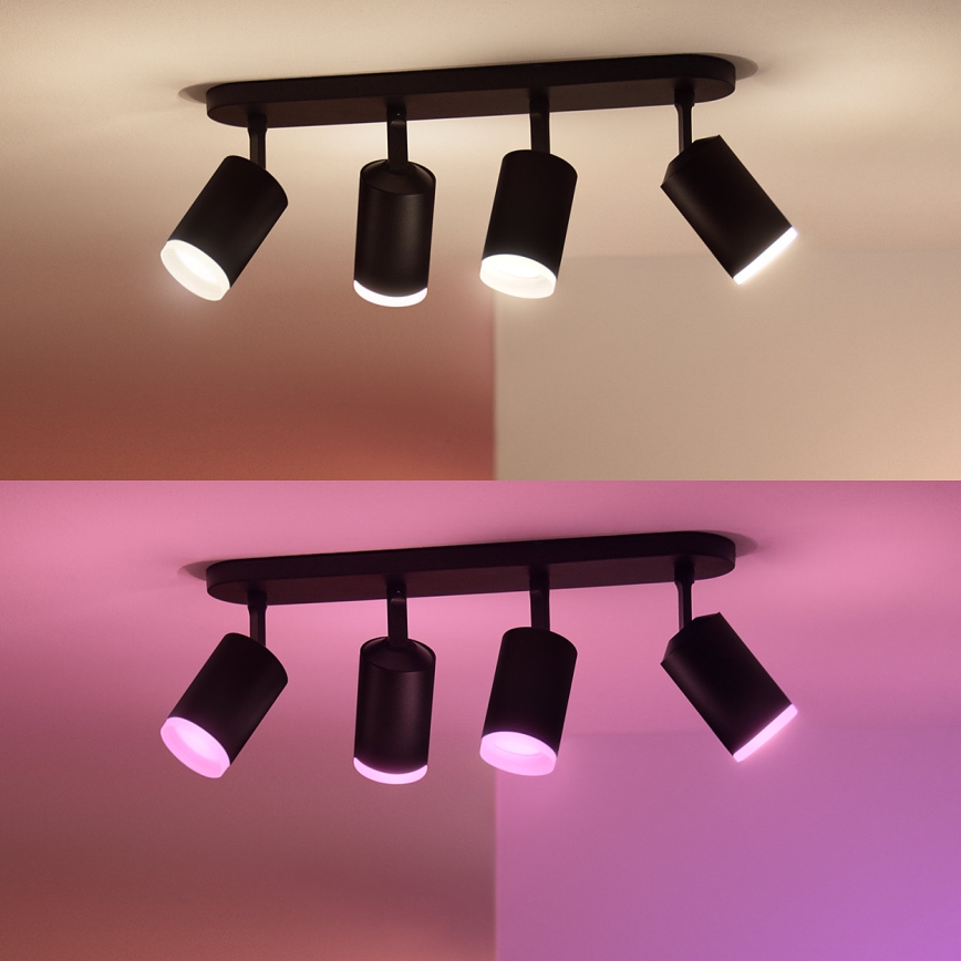 Philips 50634/30/P7 - LED Oświetlenie punktowe HUE FUGATO 4xGU10/5,7W/230V