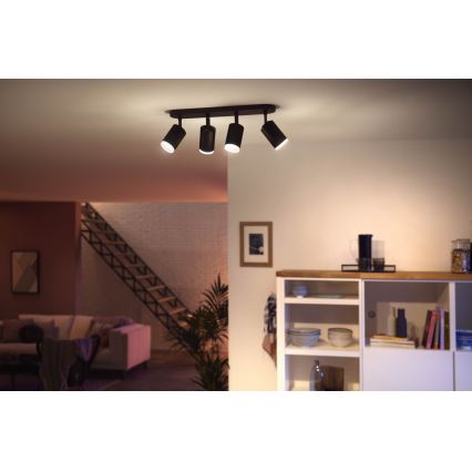 Philips 50634/30/P7 - LED Oświetlenie punktowe HUE FUGATO 4xGU10/5,7W/230V
