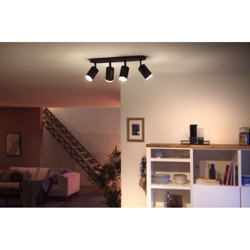 Philips 50634/30/P7 - LED Oświetlenie punktowe HUE FUGATO 4xGU10/5,7W/230V